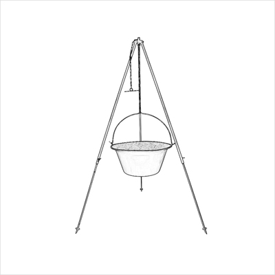../frankl24shop/Dreibein mit Edelstahlkessel
